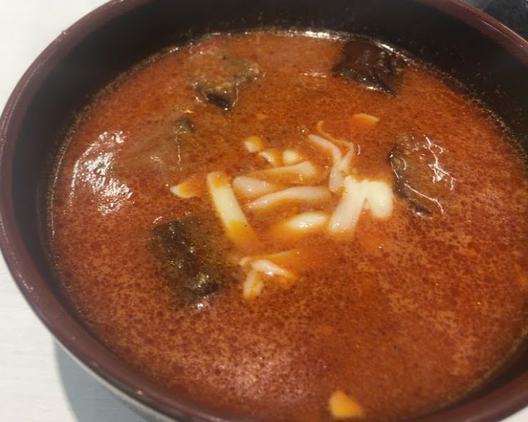 川越の中本で濃厚トマトつけ麺12