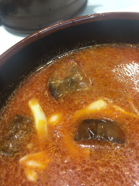 川越の中本で濃厚トマトつけ麺15
