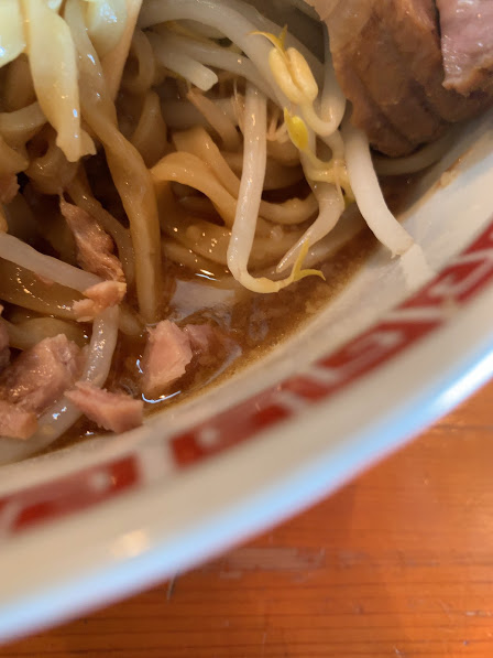 青森のラーメンくめちゃんアブラ麺のタレ